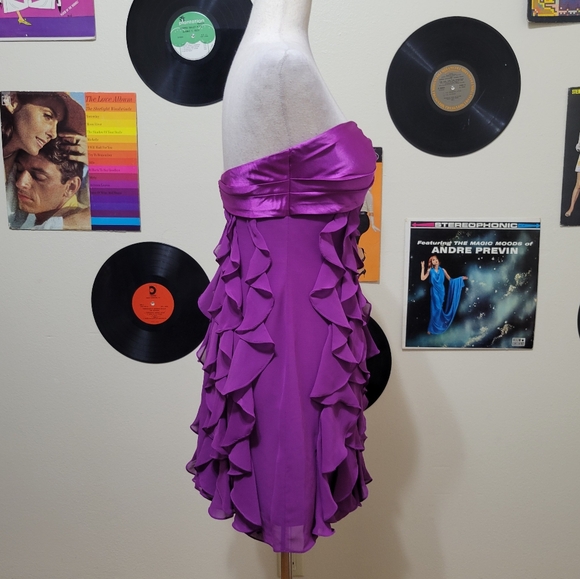 Faviana | Violet Ruffle Mini Dress - Picture 5 of 8